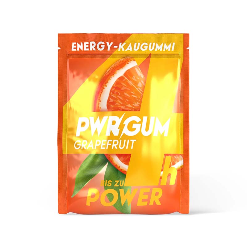 PWRGUM Energy Kaugummis Grapefruit - shopstartups.de | Startup Produkte