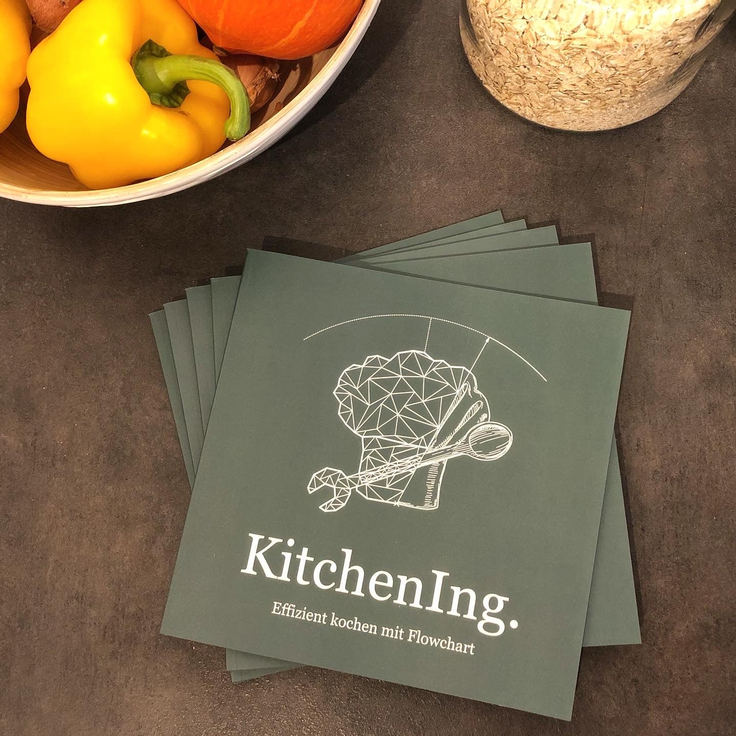 Kochbuch von KitchenIng. – Effizient kochen mit Flowchart - shopstartups.de | Startup Produkte
