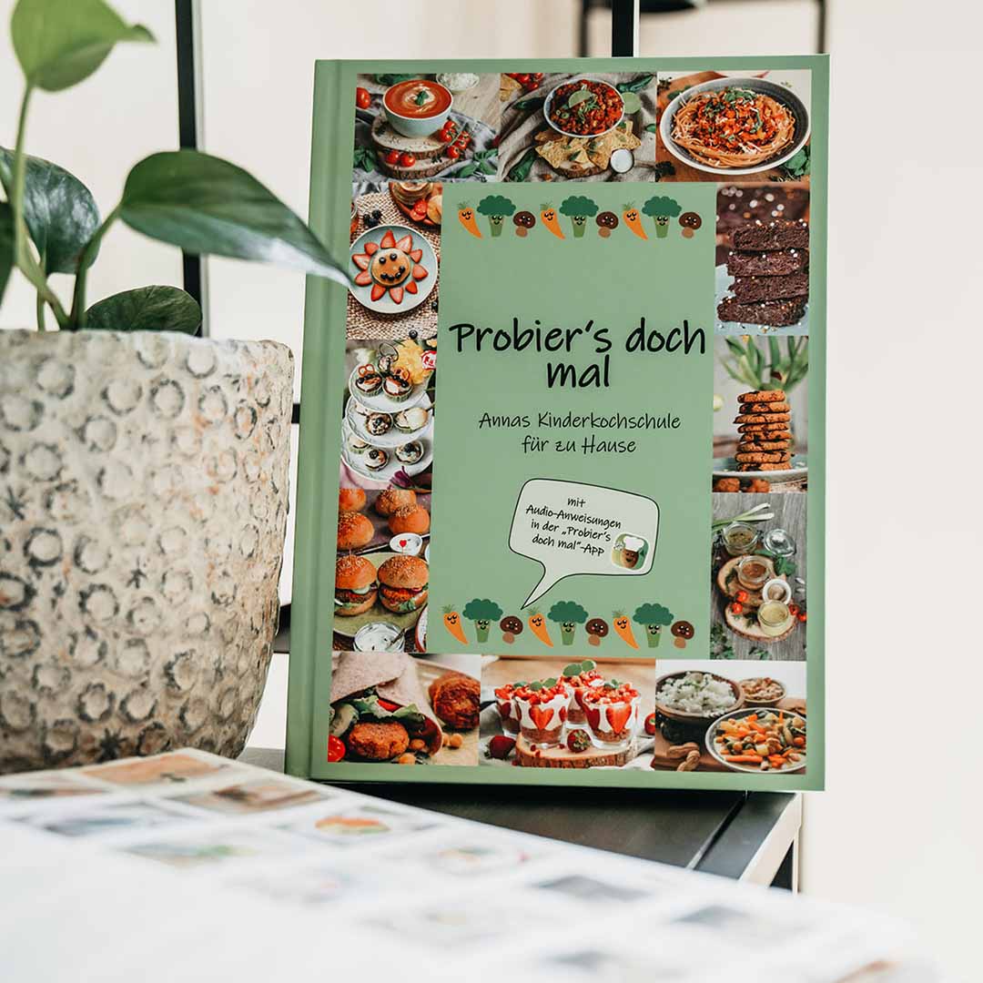 Probier’s doch mal - das erste interaktive Kochbuch für Kinder - shopstartups.de | Startup Produkte