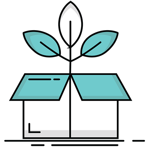 Icon sustainable shipping auf der Startseite von shopstartups - Startup Produkte